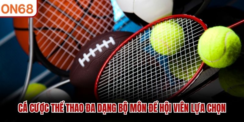Cá cược thể thao đa dạng bộ môn để hội viên lựa chọn